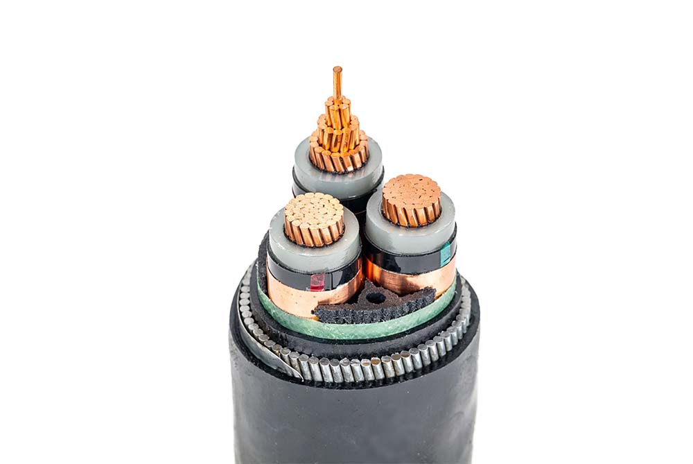 BS 6622 CU XLPE AWA/SWA PVC 3.8/6.6kV Cable